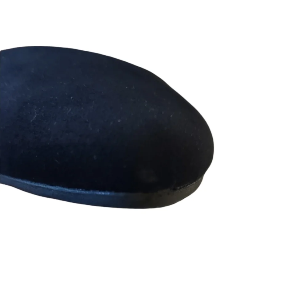 Torrid Black Faux Suede V Cut Slingback Flats Size 9W - Picture 10 of 10